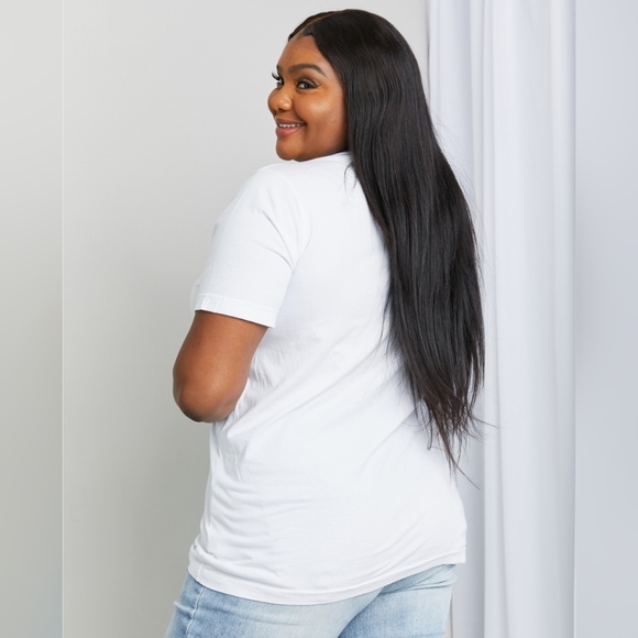 Cotton Leopard MAMA Colorful Graphic Short-sleeve Tee Shirt White - Picture 6 of 9